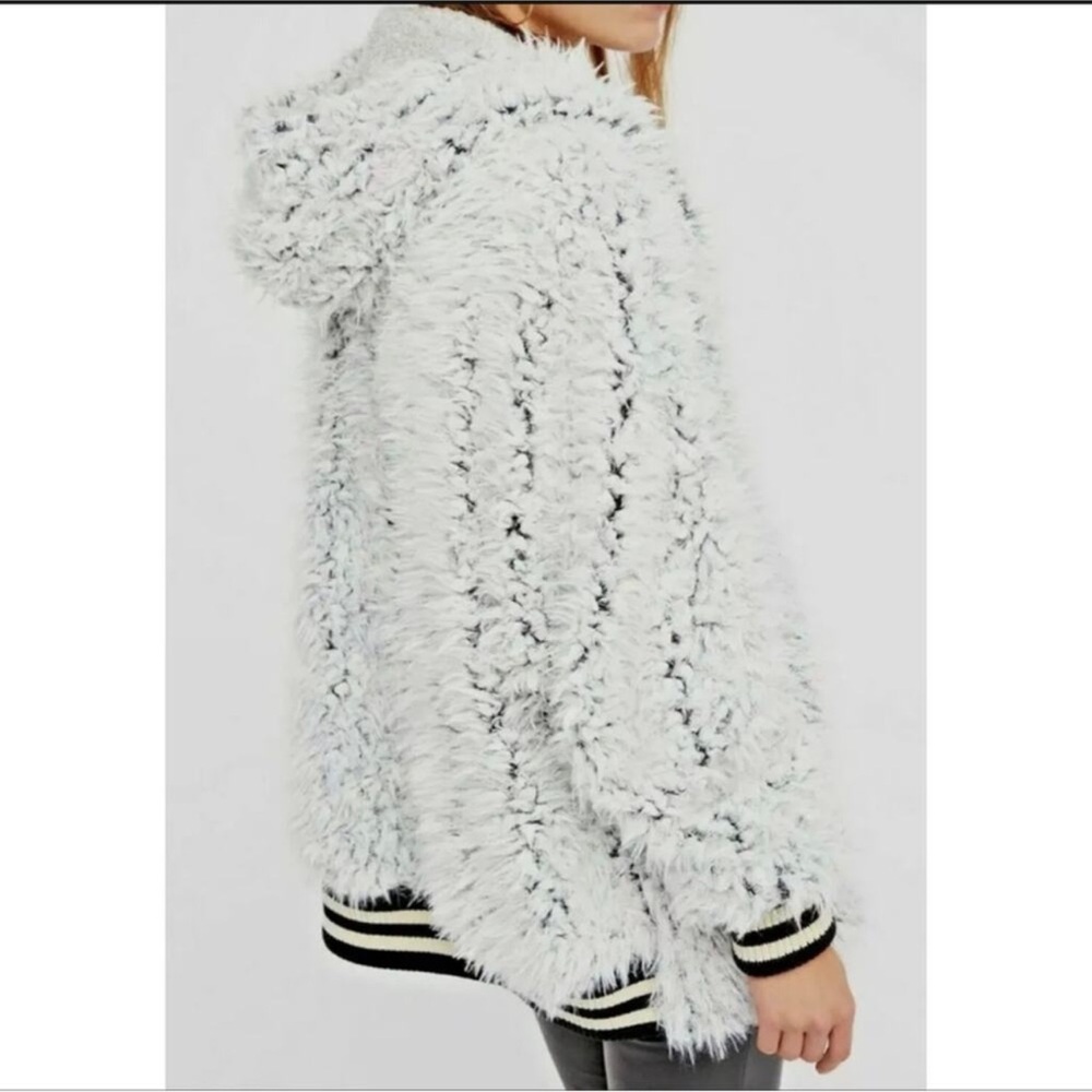 Free People! Fluffy Dolman Jacket Coat! - Picture 8 of 14
